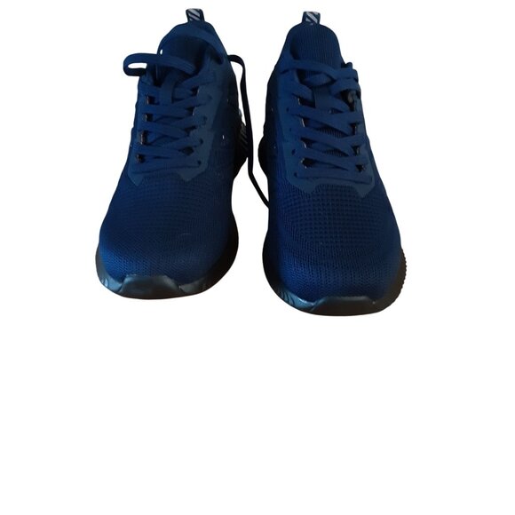 Calto Mens 7 Athletic Invisible Height Increasing Shoes Sneakers Navy Blue Mesh - Picture 13 of 16